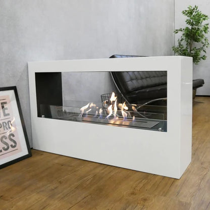 ScandiFlames Lansing Island Bioethanol Flueless Real Flame Fireplace