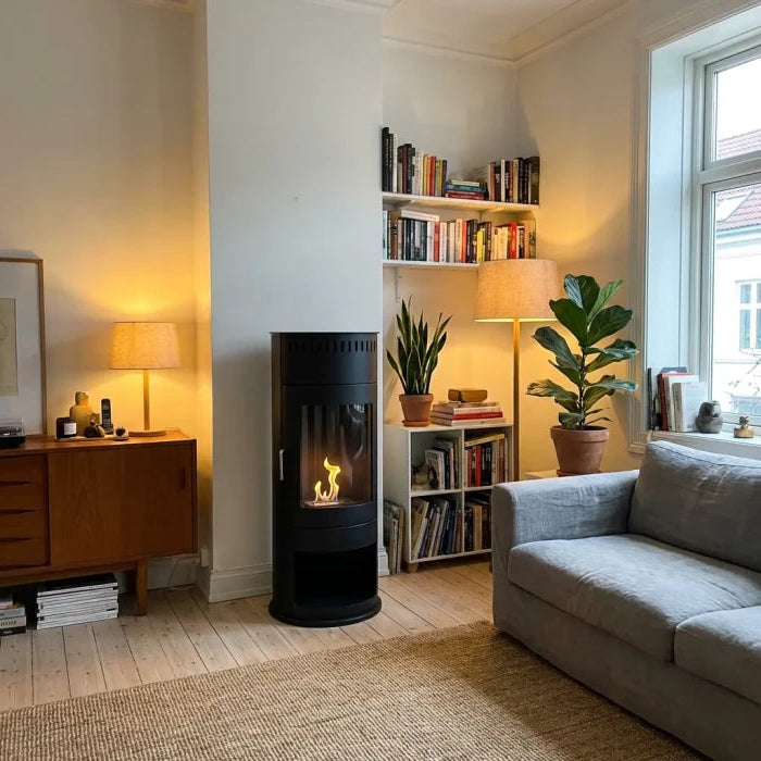 Scandi-Flame Washington Bioethanol Flueless Fire Real Flame