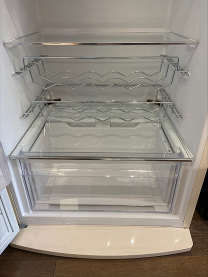 Bompani Italian Cream Retro Fridge with Short Small Top Freezer Cream. 60x171x64.5 cm.