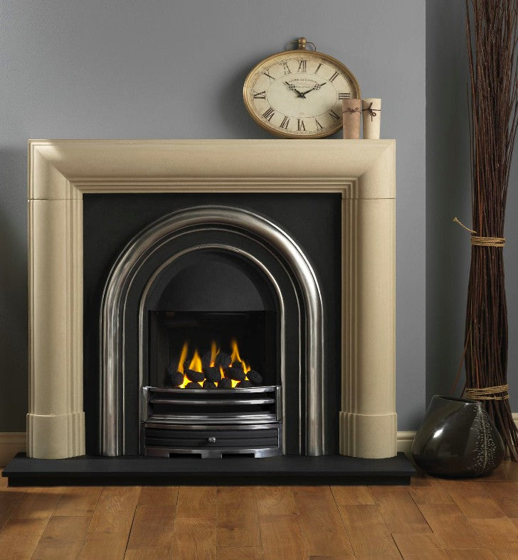 The Robinson Willey Majestic 16" Natural Gas Inset gas fire.