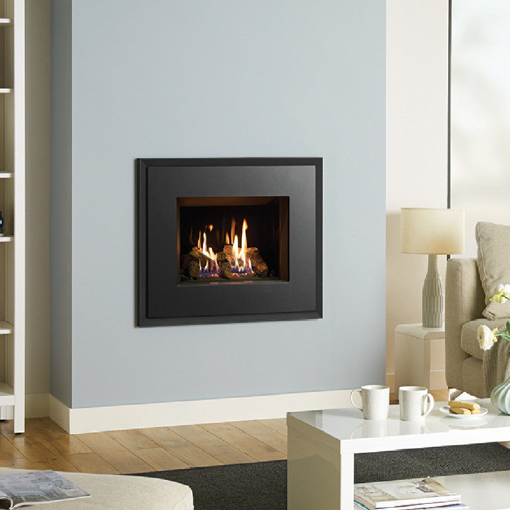 Gazco Riva2 500 Conventional Flue Log Effect Gas Fire with Evoke Frame