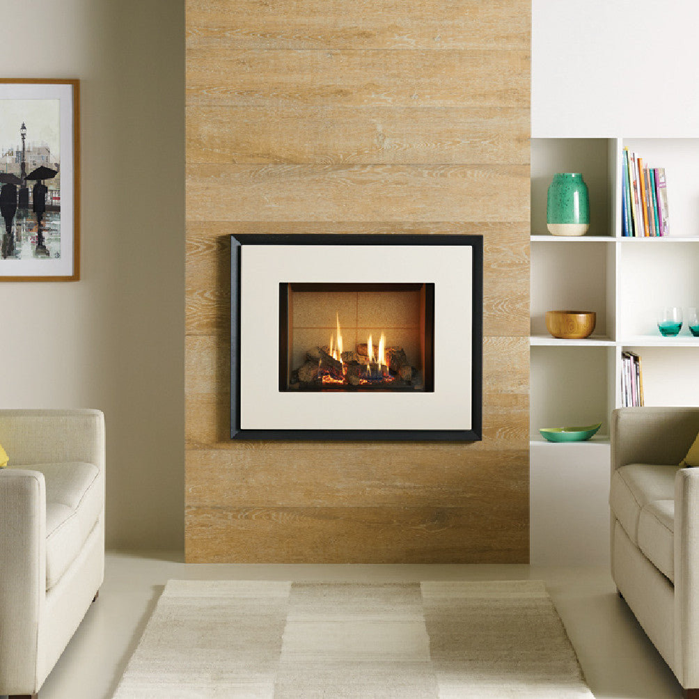 Gazco Riva2 500 Conventional Flue Log Effect Gas Fire with Evoke Frame