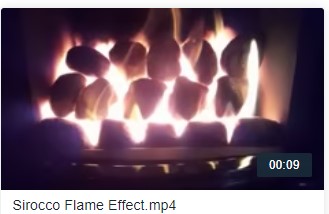 Sirocco Series 4000 HE Coal Effect Flame Effect Video